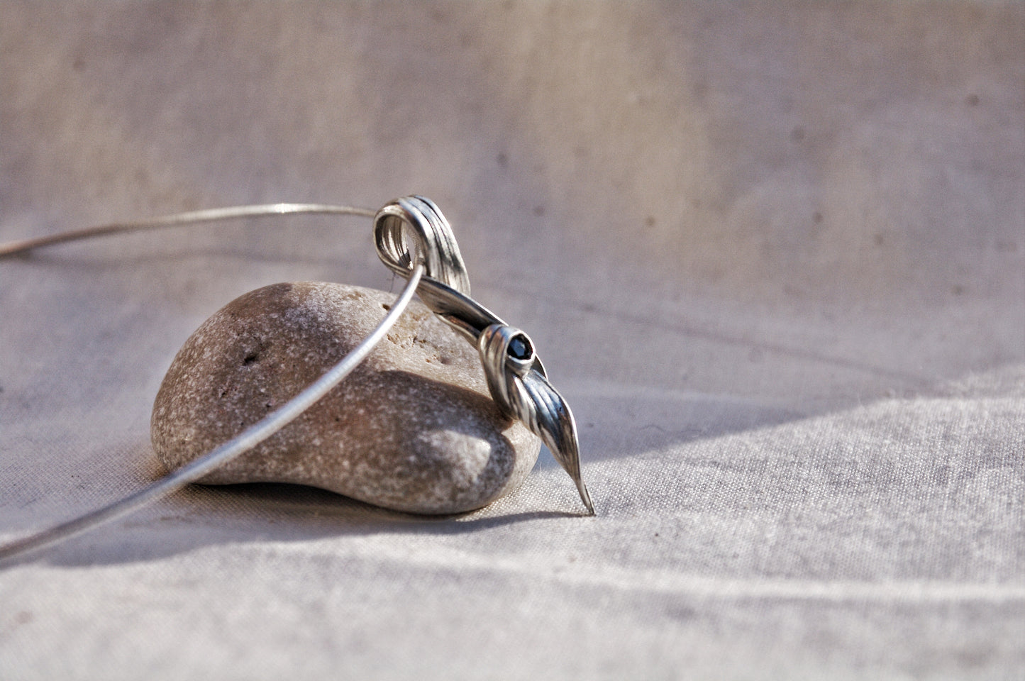 Pendentif Venus Saphir
