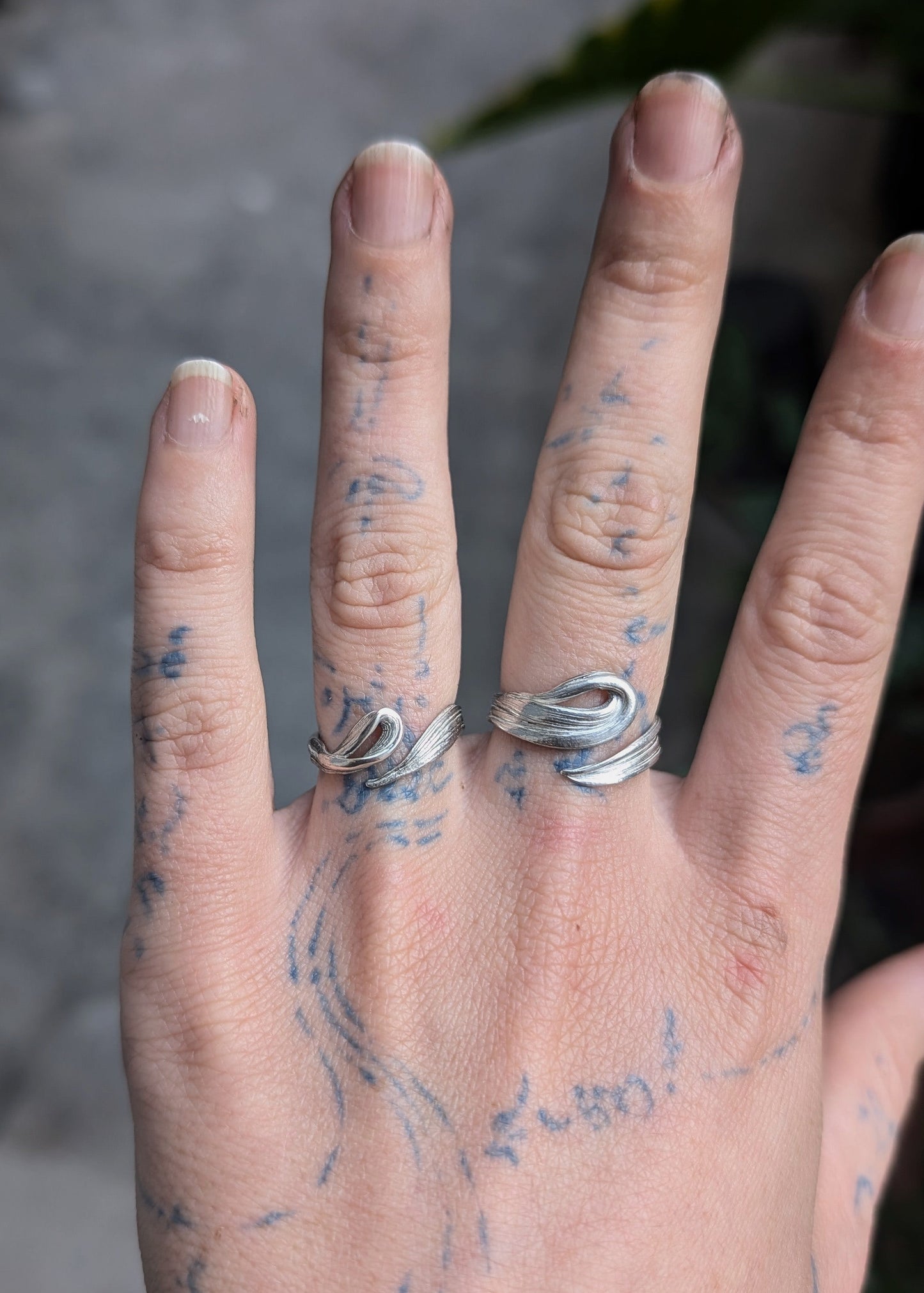 Bague Ouverte Drapée