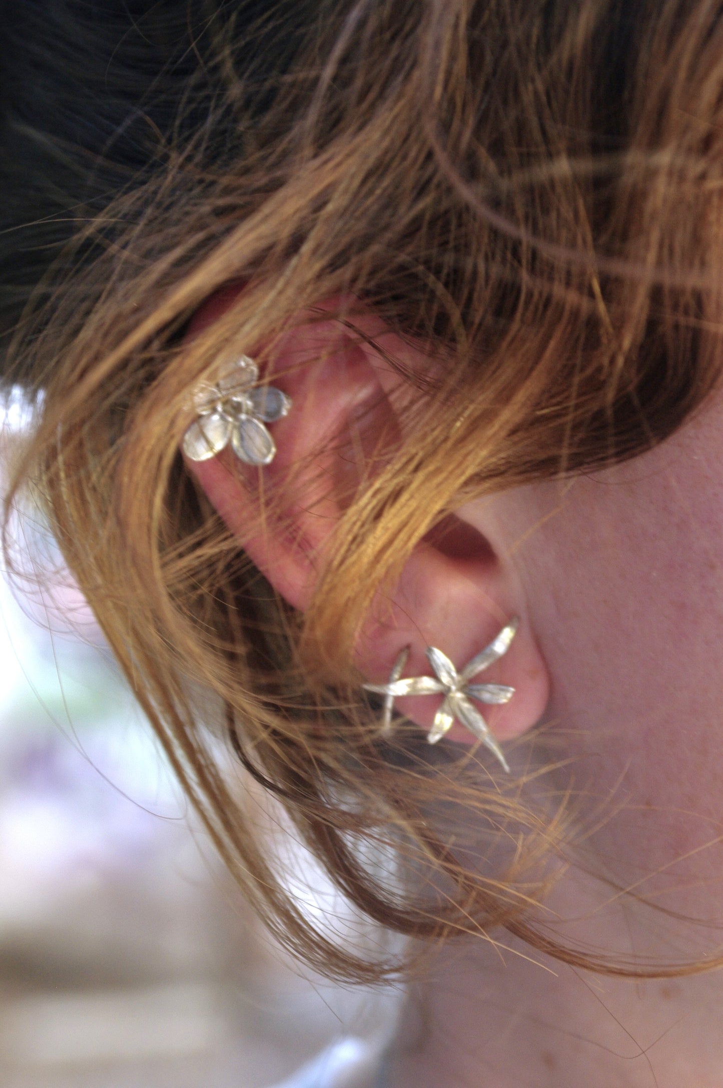 Boucles Orchid & Myosotis