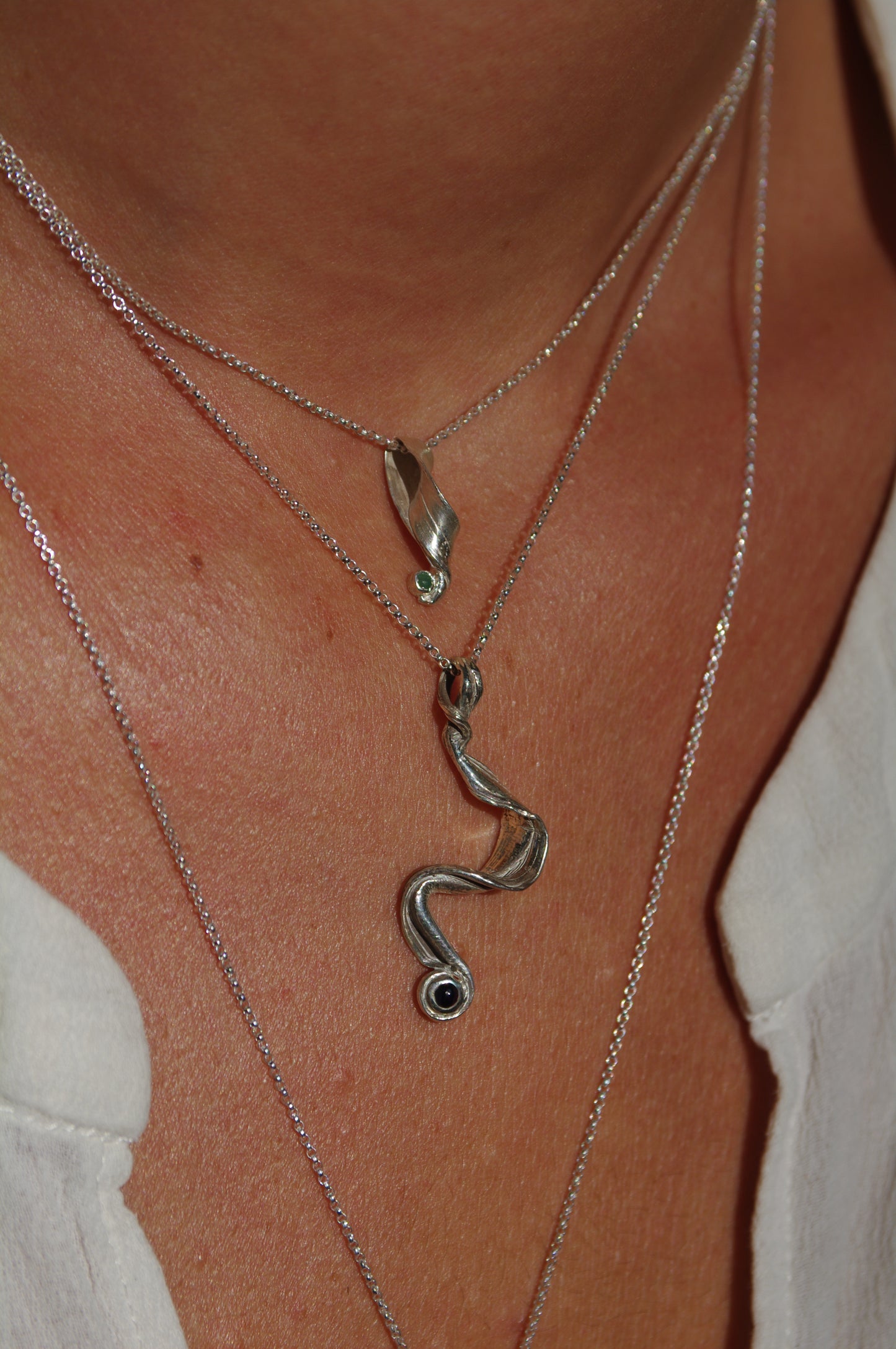 Pendentif Petite Torsade Serti