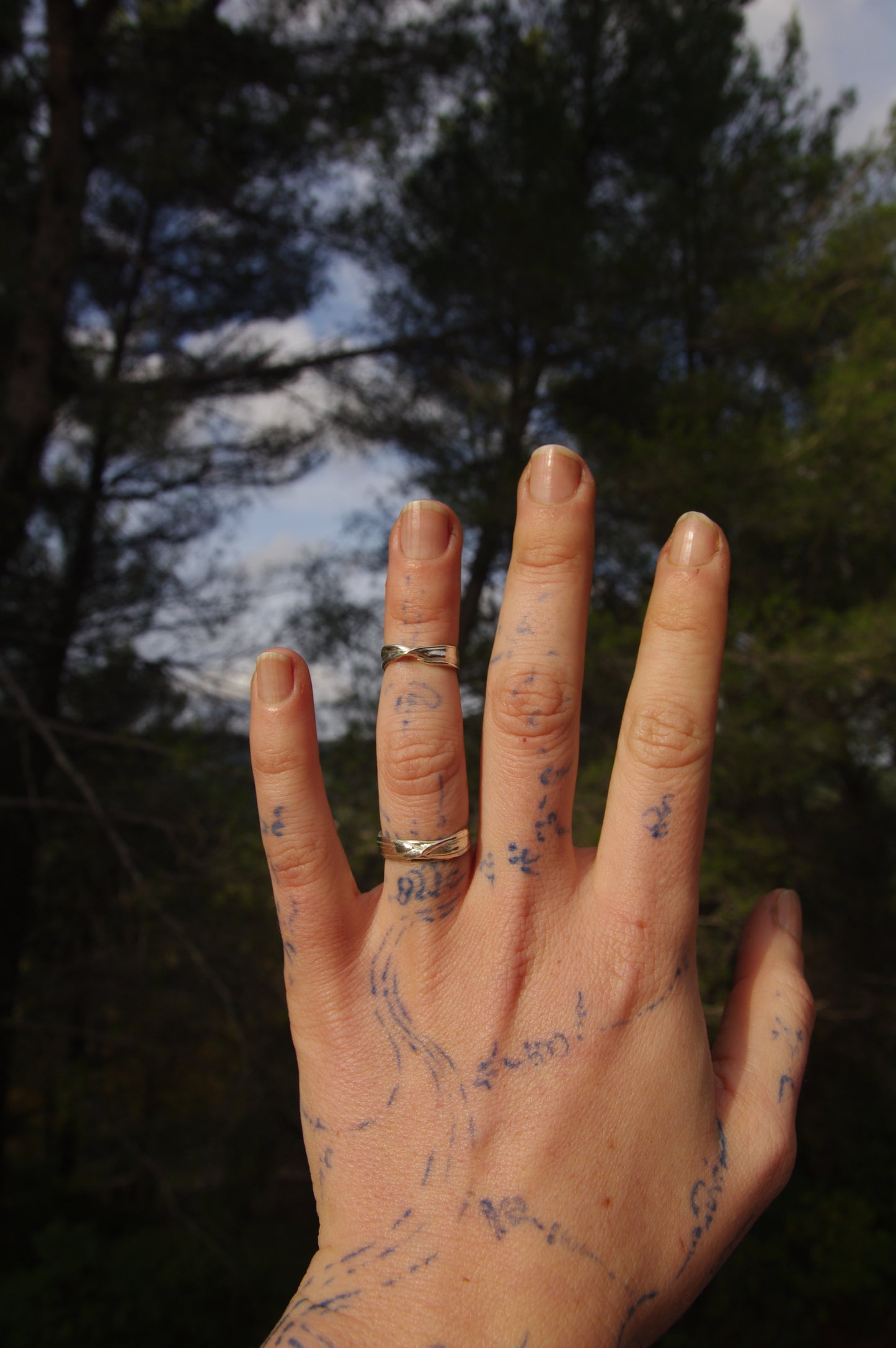 Bague Torsadée phalange / petit doigt